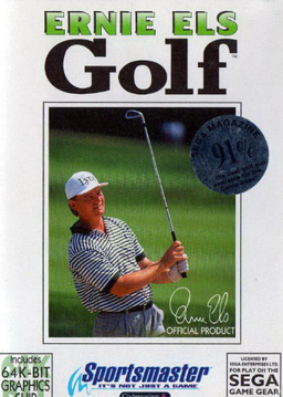 Ernie Els Golf box art for Sega Game Gear